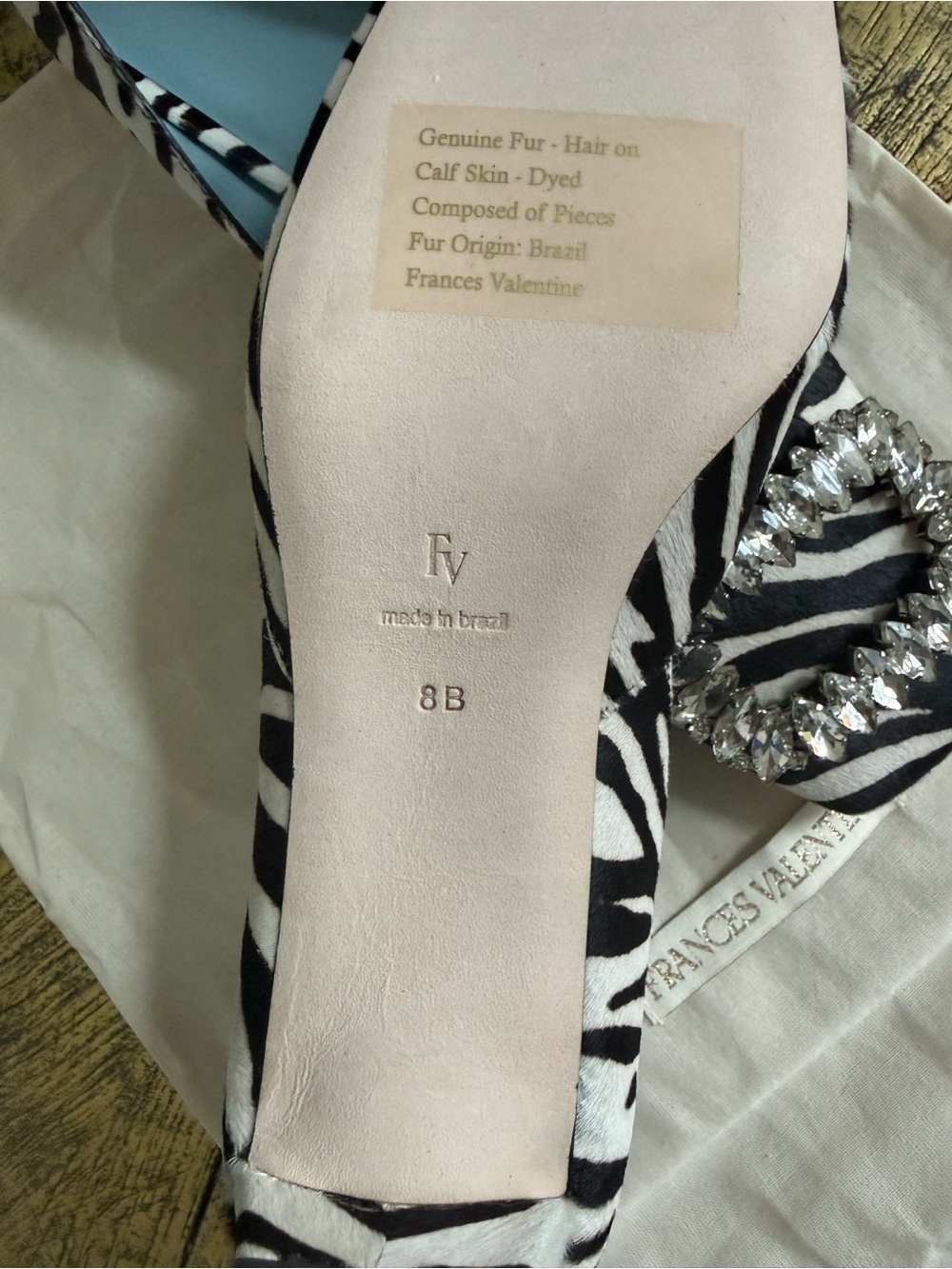 New Frances Valentine Mccall D’orsay Pump size 8B - Picture 3 of 5